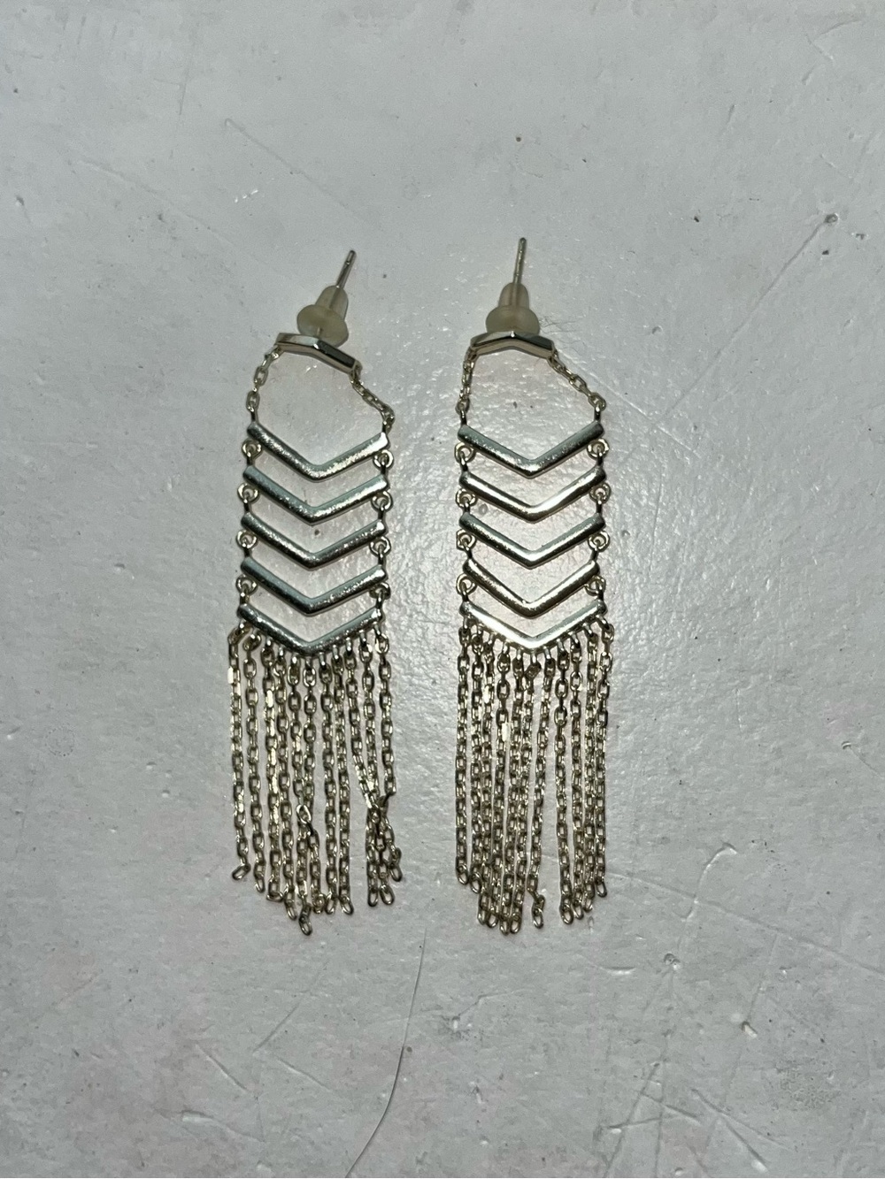 Chevron Dangle Earrings
